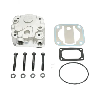 Testata completa per compressore d'aria per trattore forestale con motore Perkins - immagine 2
