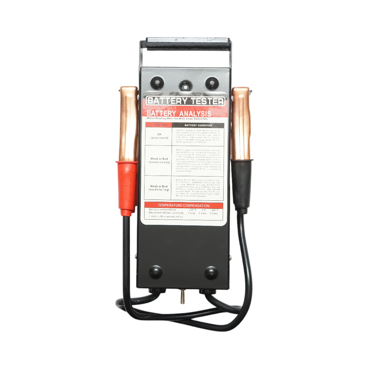 Tester analogico per batterie 6/12V, 200A Breckner Germany - immagine 2