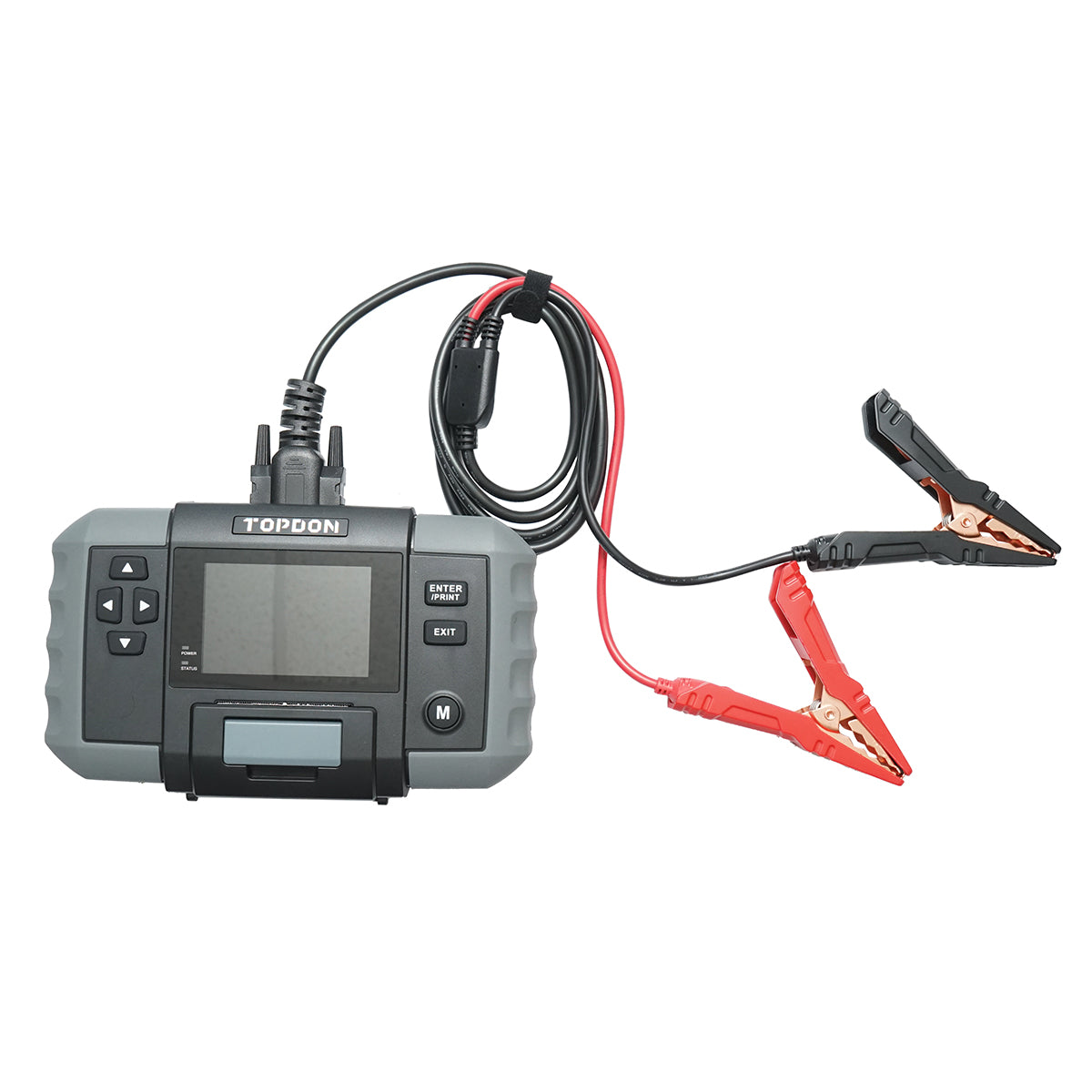 Tester digitale per batterie con stampante 12-24V, protezione da polarità 100-2000A BT600 - immagine 2