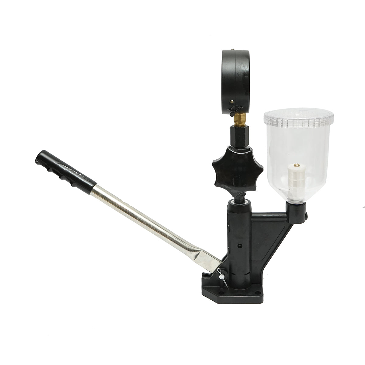 Tester per iniettori diesel 600 bar, adattatore M12, M14 con serbatoio da 1L - immagine 3