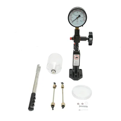 Tester per iniettori diesel 600 bar, adattatore M12, M14 con serbatoio da 1L - immagine 2