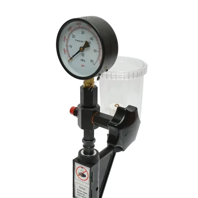 Tester per iniettori diesel 600 bar, adattatore M12, M14 con serbatoio da 1L - immagine 6