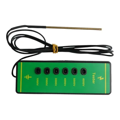 Tester per recinto elettrico, tester di tensione recinzioni elettriche 6000V
