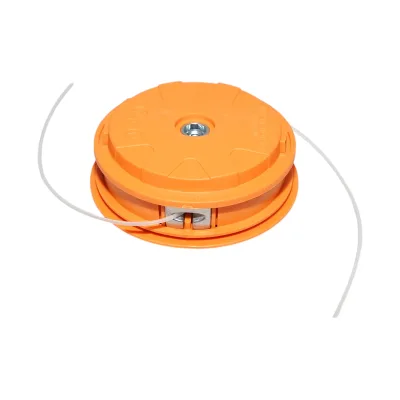 Testina tamburo decespugliatore in alluminio M10x1,25mm, filettatura 3mm, universale Tap&Go automatico - immagine 3