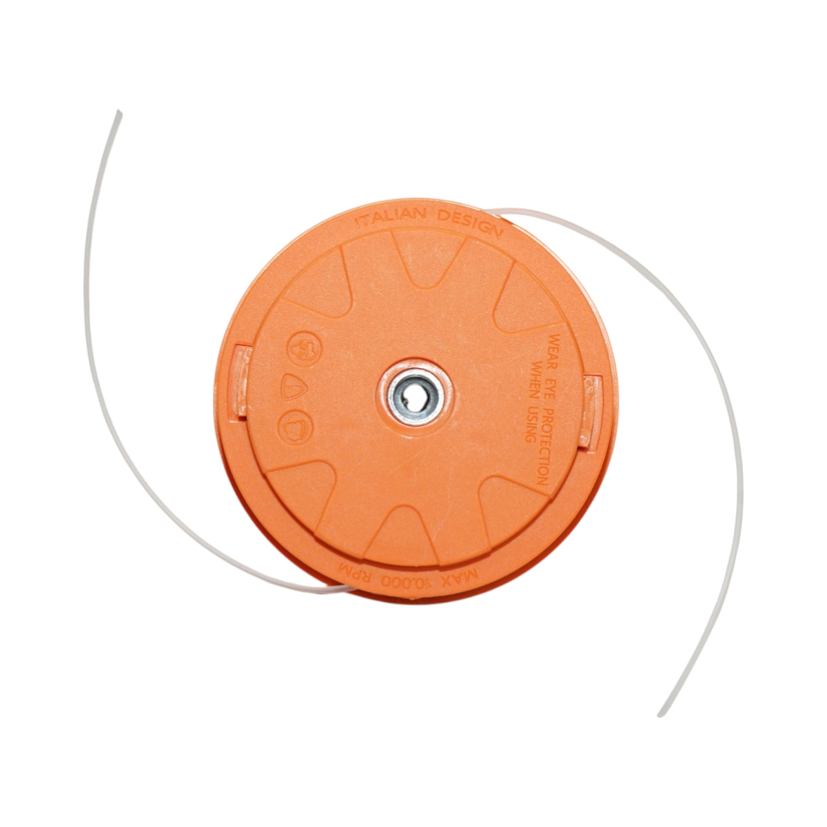 Testina tamburo decespugliatore in alluminio M10x1,25mm, filettatura 3mm, universale Tap&Go automatico - immagine 4