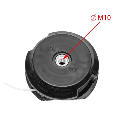Testina universale per decespugliatore con filo da 2,5 mm e filettatura di montaggio M10 x P1,25LH Breckner Germany - immagine 4