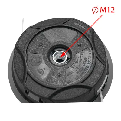 Testina universale per decespugliatore con filo da 2,5 mm e filettatura di montaggio M12 x P1,25LH Breckner Germany - immagine 3
