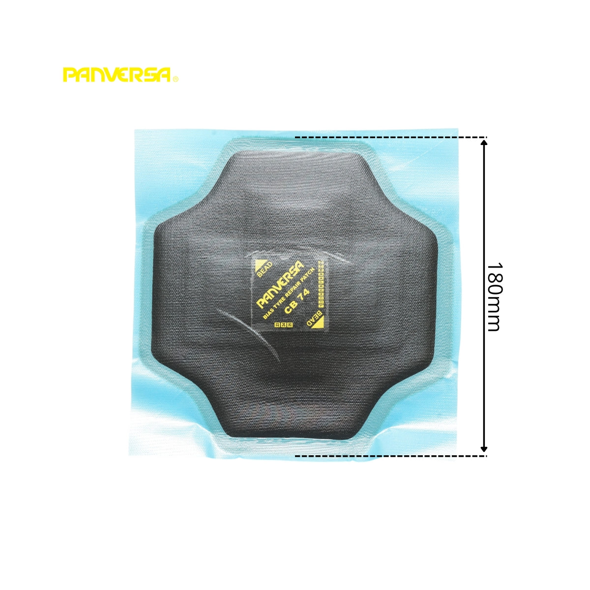 Toppe di vulcanizzazione diagonali 180mm per pneumatici 10 pz/scatola CB-74 Panversa - immagine 2