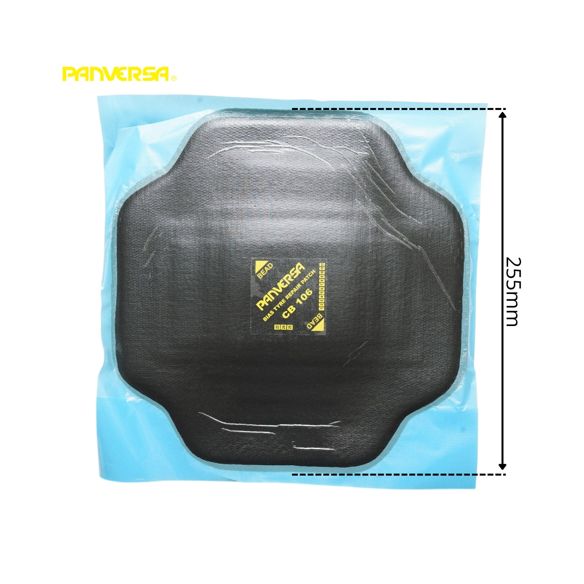 Toppe di vulcanizzazione diagonali 255mm per pneumatici 5 pz/scatola CB-106 Panversa - immagine 2
