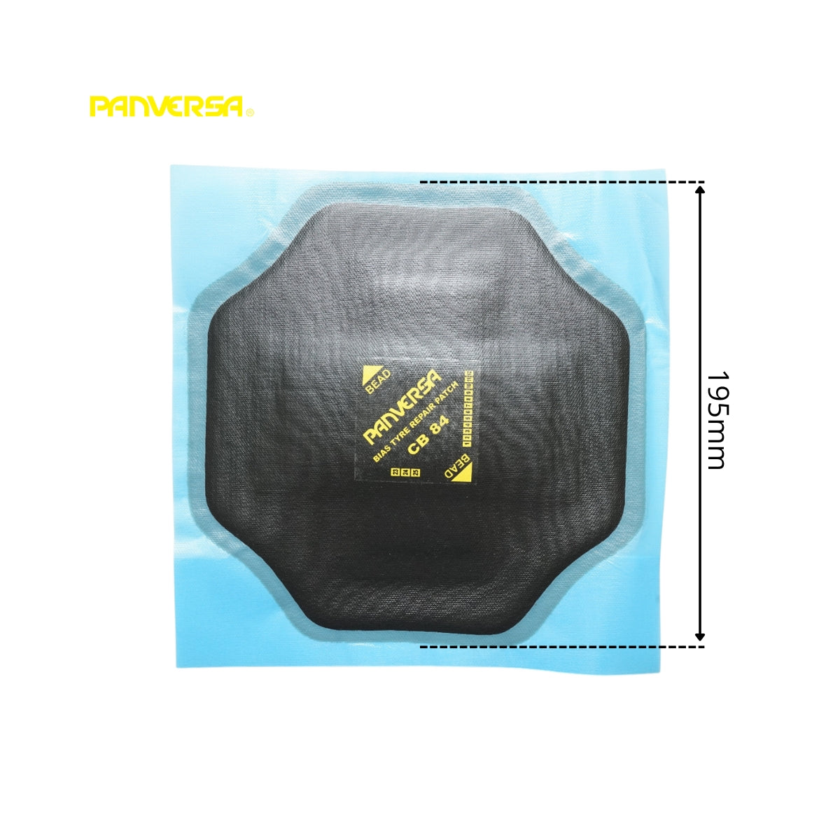 Toppe di vulcanizzazione diagonali da 195 mm per pneumatici 10 pezzi/scatola CB-84 Panversa - immagine 2