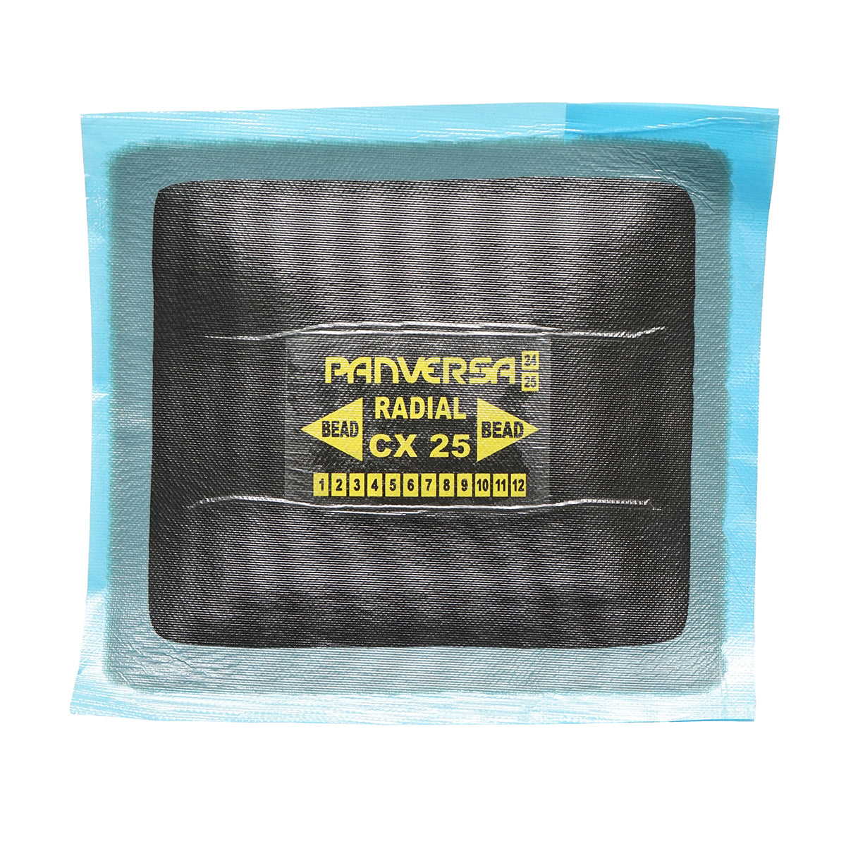 Toppe di vulcanizzazione radiali 108x120mm per pneumatici 10 pz/scatola CX-25 Panversa - immagine 3