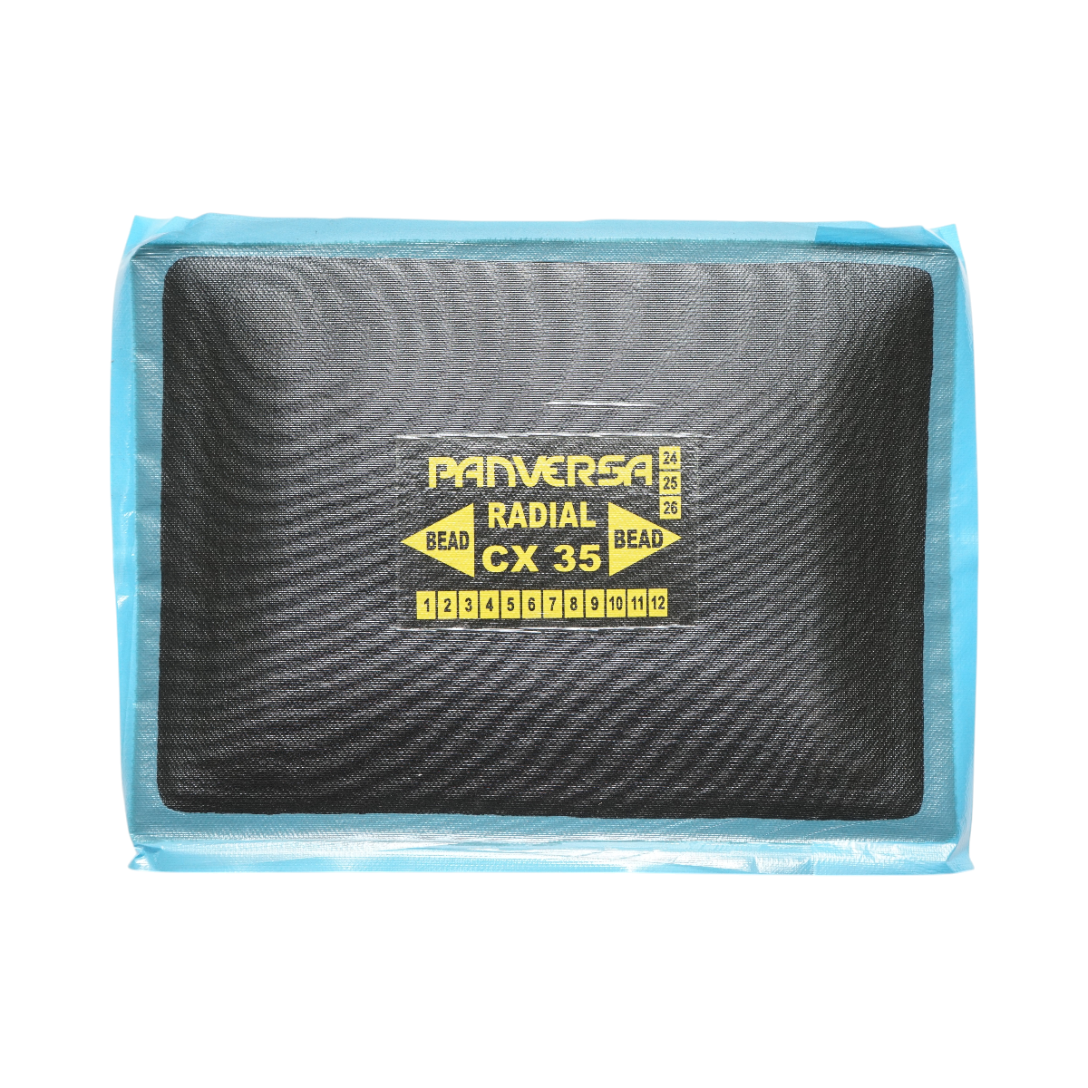 Toppe di vulcanizzazione radiali 143x208mm per pneumatici 10 pz/scatola CX-35 Panversa - immagine 4