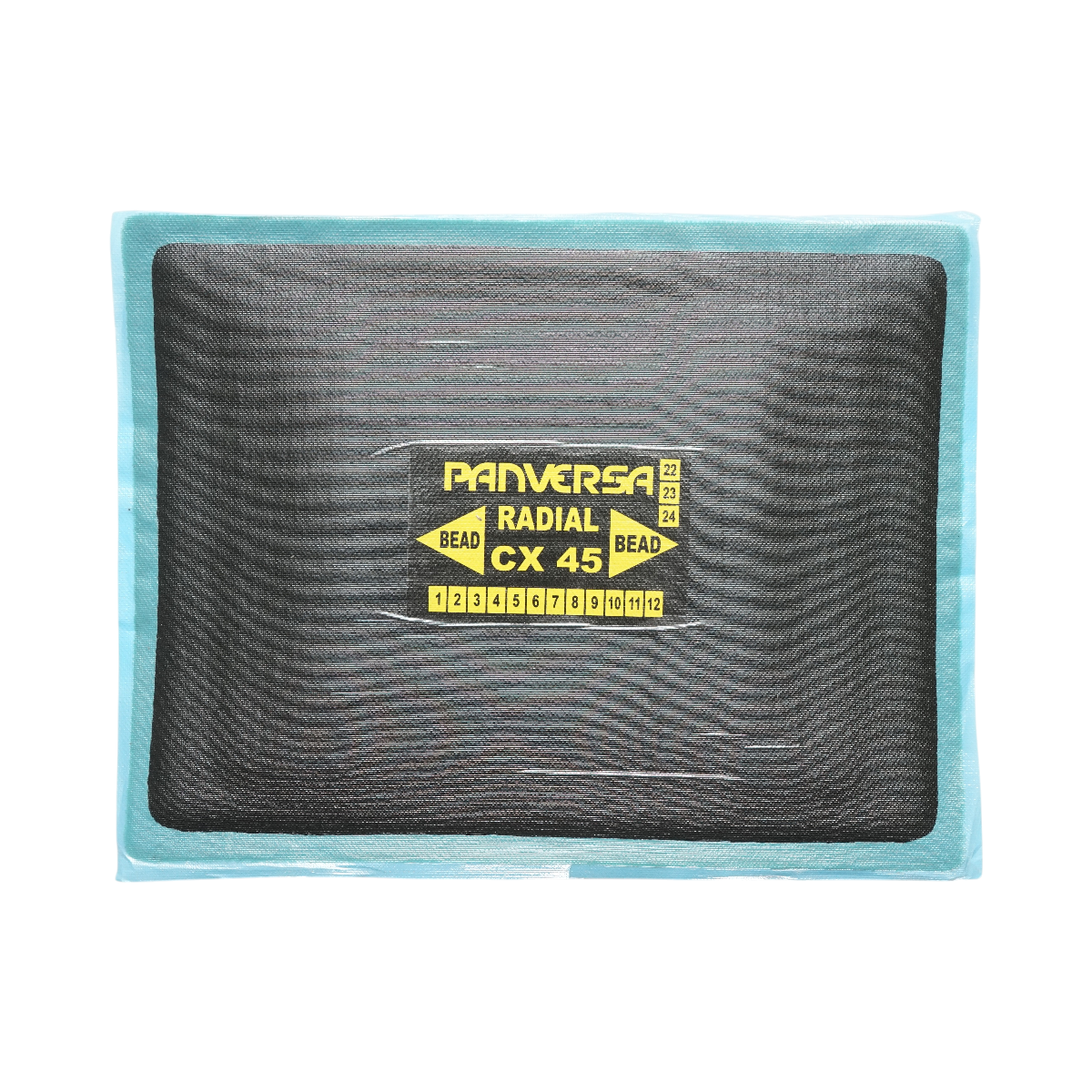 Toppe di vulcanizzazione radiali 171x222mm per pneumatici 10 pz/scatola CX-45 Panversa - immagine 4
