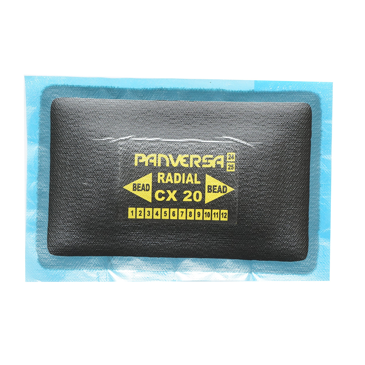 Toppe di vulcanizzazione radiali 80x125mm per pneumatici 10 pz/scatola CX-20 Panversa - immagine 4