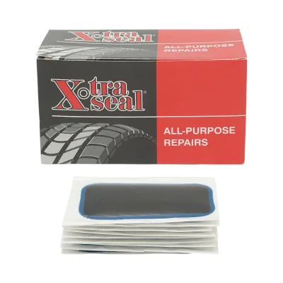 Toppe di vulcanizzazione rettangolari 75x45mm per camere d'aria X-TRA SEAL