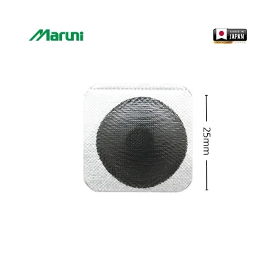 Toppe rotonde per vulcanizzazione di camere d'aria per biciclette, motociclette, carriole, passeggini, BB-R da 25 mm, Maruni Japan, 24 pezzi/scatola - immagine 3