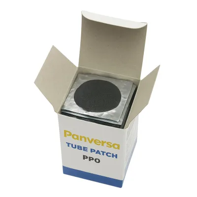Toppe vulcanizzanti rotonde 33mm PP0 per camere d'aria 50 pz/set Panversa