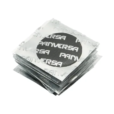 Toppe vulcanizzanti rotonde 33mm PP0 per camere d'aria 50 pz/set Panversa - immagine 2
