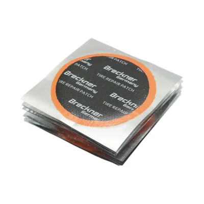 Toppe vulcanizzanti rotonde universali da 70 mm per camere d'aria, set da 25 pezzi Breckner Germany - immagine 3