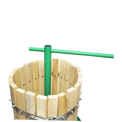 Torchio manuale in legno per uva, capacità 30 litri - immagine 4