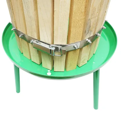 Torchio manuale in legno per uva, capacità 30 litri - immagine 3