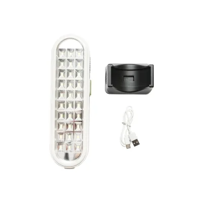 Torcia elettrica portatile da lavoro LED 30W con batteria 1500 mAH GD-6830 - immagine 3