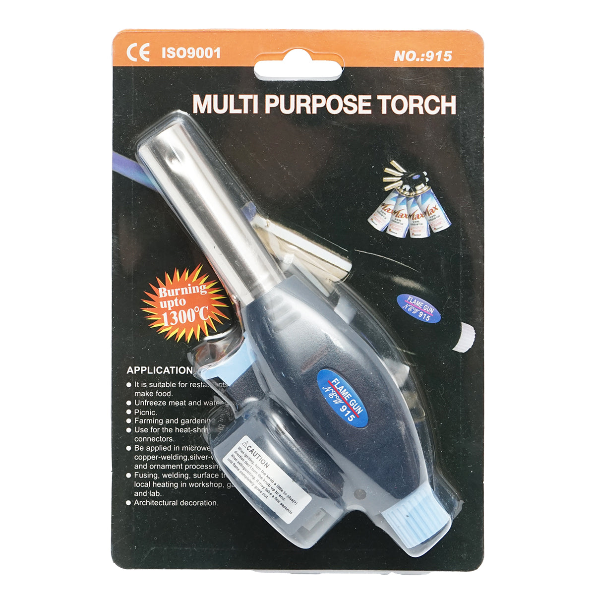 Torcia portatile Flame Gun 915, per bombola spray gas - immagine 5