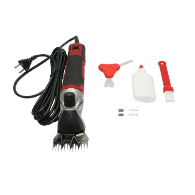 Tosatrice professionale per pecore 220V/50-60Hz, 990W 2400rpm, lama in acciaio trattato e testa in alluminio