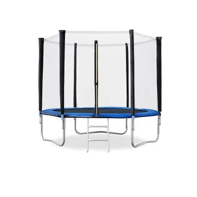 Trampolino 305 cm con scaletta e rete laterale, max 120 kg  Breckner Germany