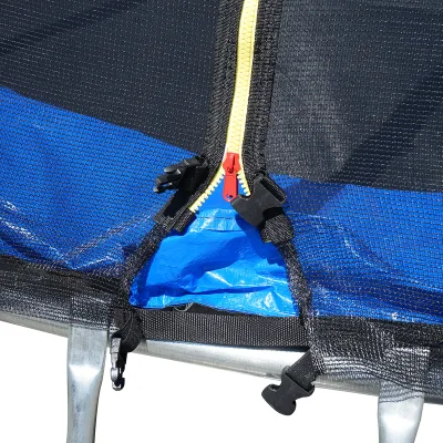 Trampolino 366 cm con scaletta e rete laterale, max 150 kg, Breckner Germany - immagine 6