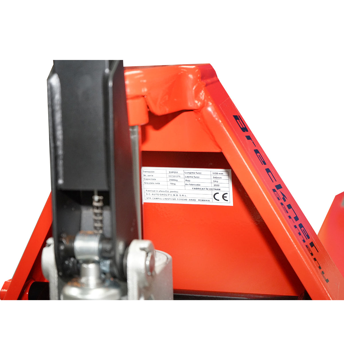 Transpallet manuale 2500 kg con ruote in poliuretano (silicone) - birullo - immagine 6