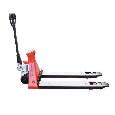 Transpallet manuale 2T con bilancia elettronica e ruote in poliuretano (silicone) birullo– Breckner Germany - immagine 2