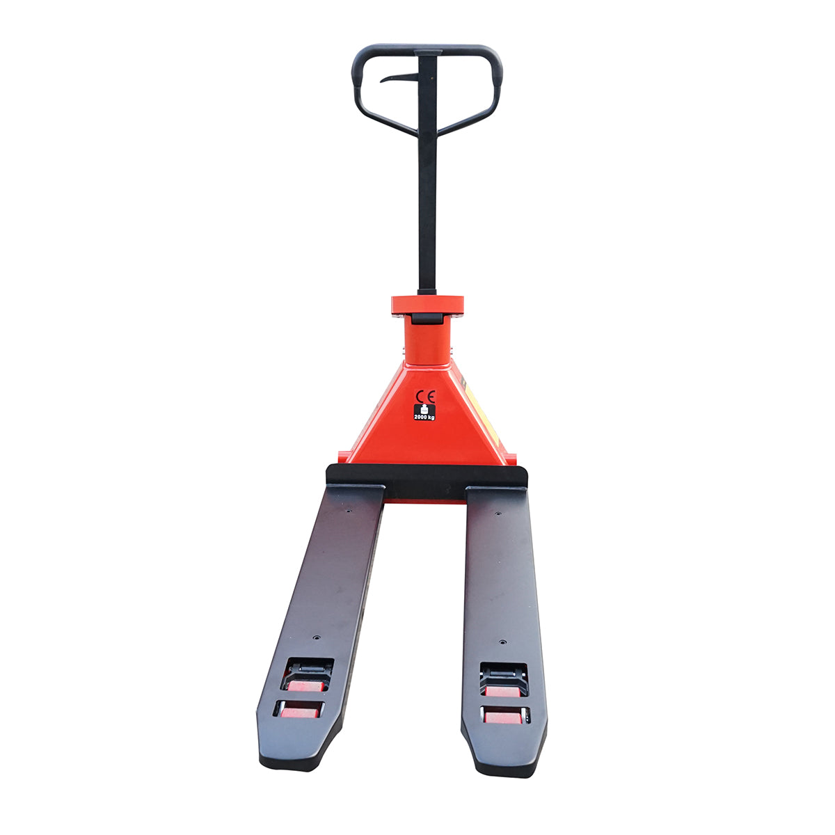 Transpallet manuale 2T con bilancia elettronica e ruote in poliuretano (silicone) birullo– Breckner Germany - immagine 4