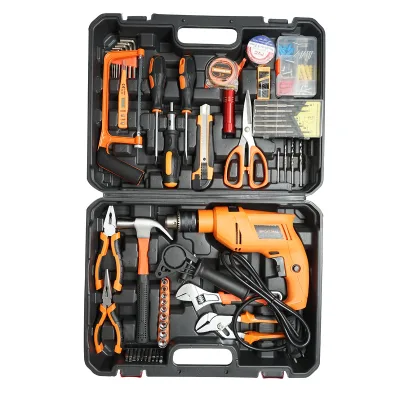 Trapano (trapano) 600W, 220V con utensili e accessori 60 pezzi - immagine 3
