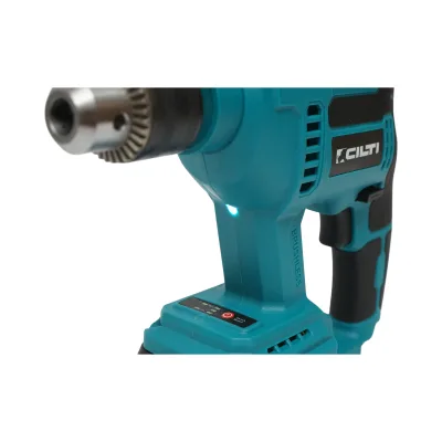 Trapano a percussione da 720 W con 2 batterie al litio 21 V/2 Ah, velocità 1700 giri/min - immagine 6