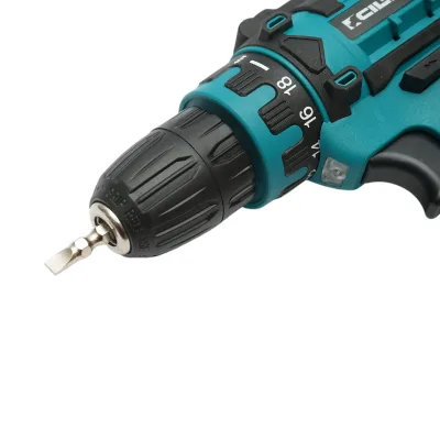 Trapano e avvitatore con 2 batterie al litio 12V/1,5Ah, coppia 17-19Nm - immagine 6