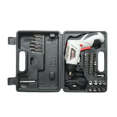 Trapano e avvitatore elettrico con batteria da 4,2 V 1300 mAh e 2 accessori Joustmax - immagine 4
