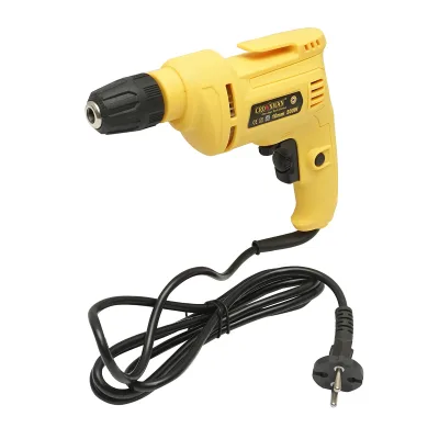 Trapano e cacciavite Crownman da 500 W, mandrino autoserrante da 10 mm, velocità 3300 giri/min