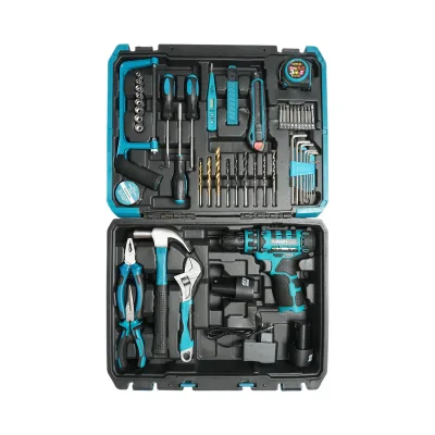 Trapano e cacciavite, 2 batterie da 12V/1,5Ah con 49 pezzi di utensili e attrezzatura - immagine 2