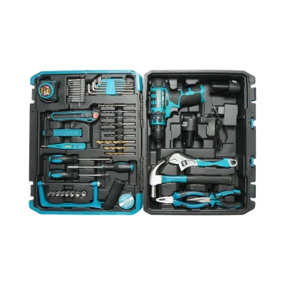 Trapano e cacciavite, 2 batterie da 12V/1,5Ah con 49 pezzi di utensili e attrezzatura - immagine 3