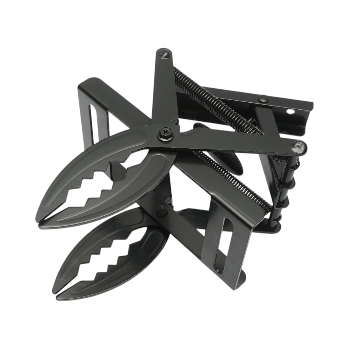 Trappola in acciaio a pinza con ganasce seghettate per talpe, arvicole e topi di campagna, 30x15x20 cm - immagine 2