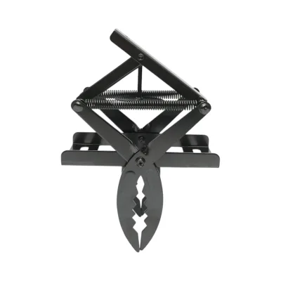 Trappola in acciaio a pinza con ganasce seghettate per talpe, arvicole e topi di campagna, 30x15x20 cm - immagine 3