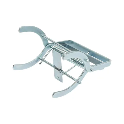 Trappola meccanica in acciaio tipo pinza per talpe, scoiattoli di terra e topi di campagna, 14 x 12 x 26 cm. - immagine 6