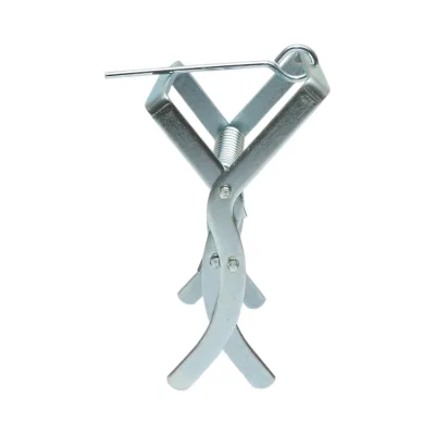 Trappola meccanica in acciaio tipo pinza per talpe, scoiattoli di terra e topi di campagna, 14 x 12 x 26 cm. - immagine 4
