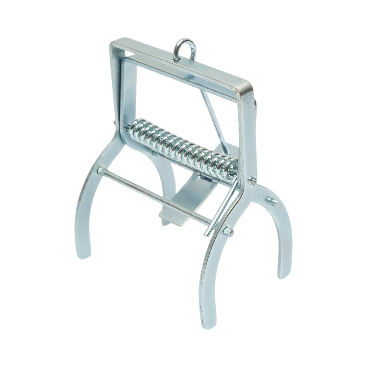 Trappola meccanica in acciaio tipo pinza per talpe, scoiattoli di terra e topi di campagna, 14 x 12 x 26 cm. - immagine 2