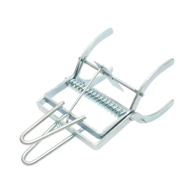Trappola meccanica in acciaio tipo pinza per talpe, scoiattoli di terra e topi di campagna, 21 x 12 x 15 cm - immagine 5