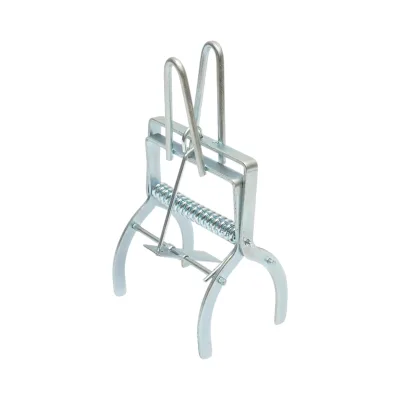 Trappola meccanica in acciaio tipo pinza per talpe, scoiattoli di terra e topi di campagna, 21 x 12 x 15 cm - immagine 2