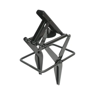 Trappola meccanica in acciaio tipo pinza per talpe, scoiattoli di terra e topi di campagna, 30 x 15 x 20 cm.