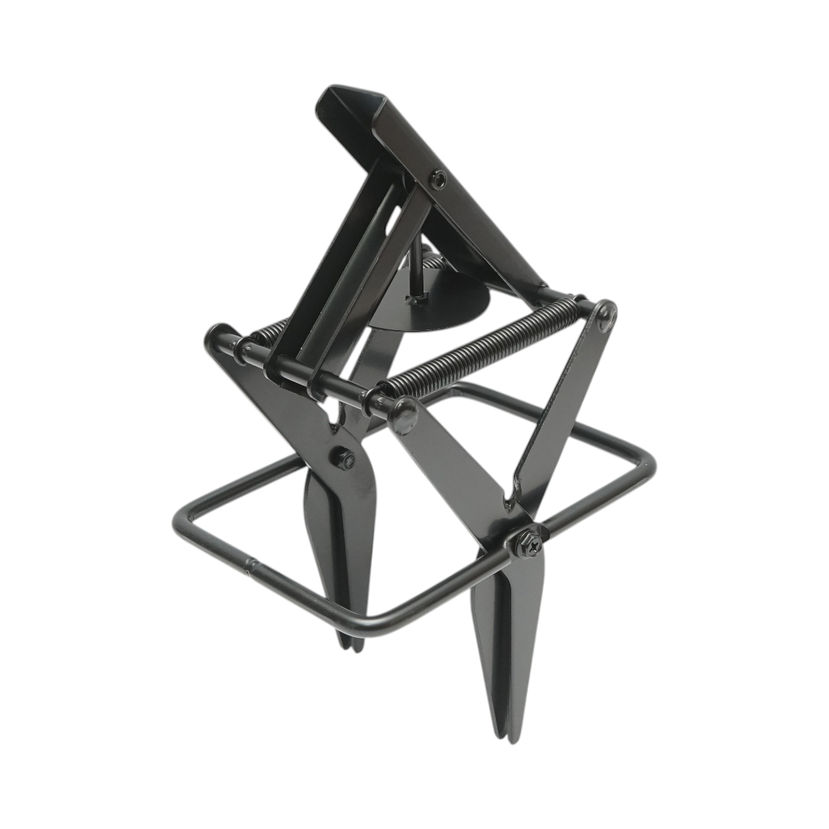 Trappola meccanica in acciaio tipo pinza per talpe, scoiattoli di terra e topi di campagna, 30 x 15 x 20 cm.