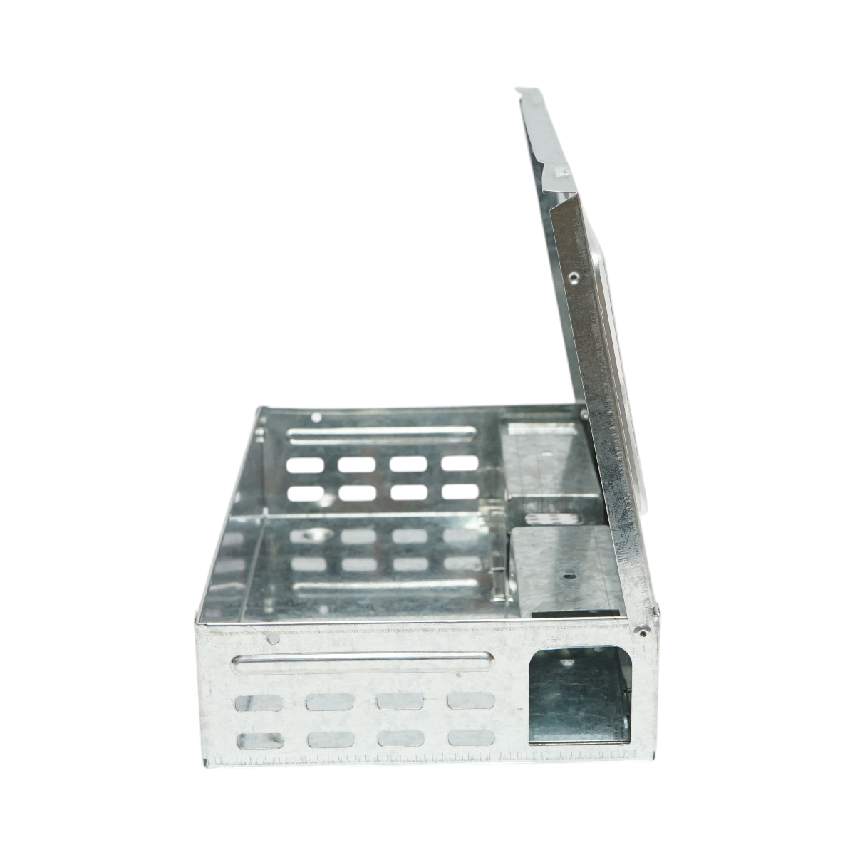 Trappola per topi professionale in metallo zincato, dimensioni 26,2x16,2x6 cm - immagine 3